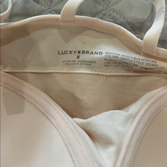 NEW. Never been worn Lucky Brand Women's Bra Trio - Blue, Pink, Gray all medium - Picture 5 of 6